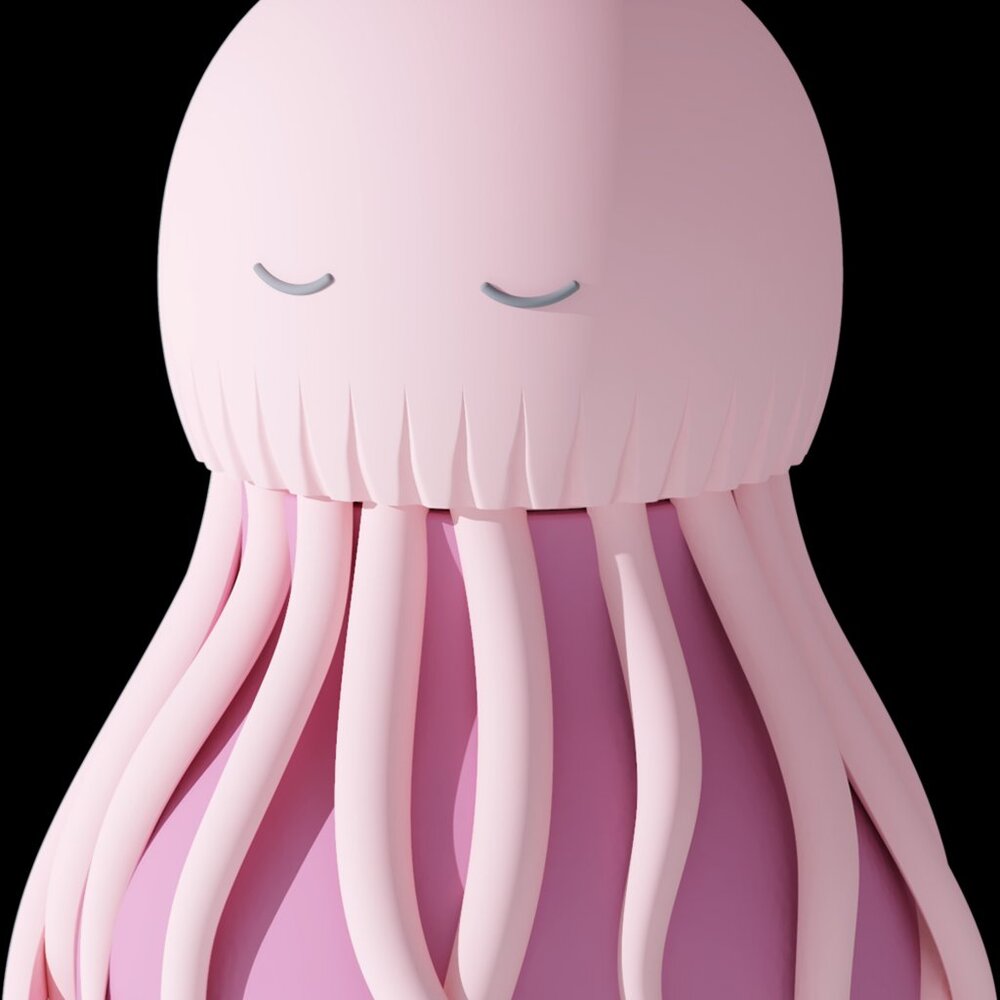 Bestie JELLYFISH Water Bottle 16oz Pink Hydration 24 hr insulated stainless New